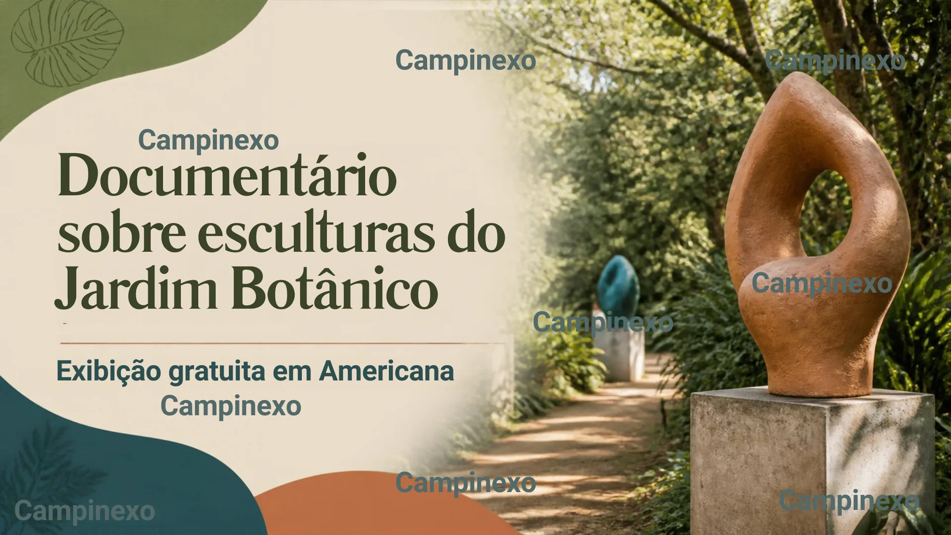  para a matéria sobre o documentário das esculturas do Jardim Botânico,