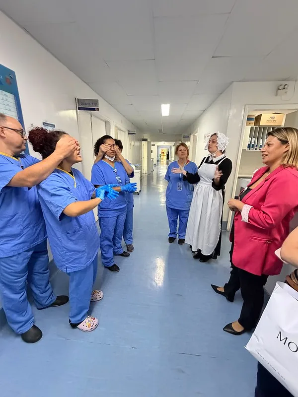 HM promove campanha interna com ações educativas sobre higienização das mãos Foto: Marilia Pierre