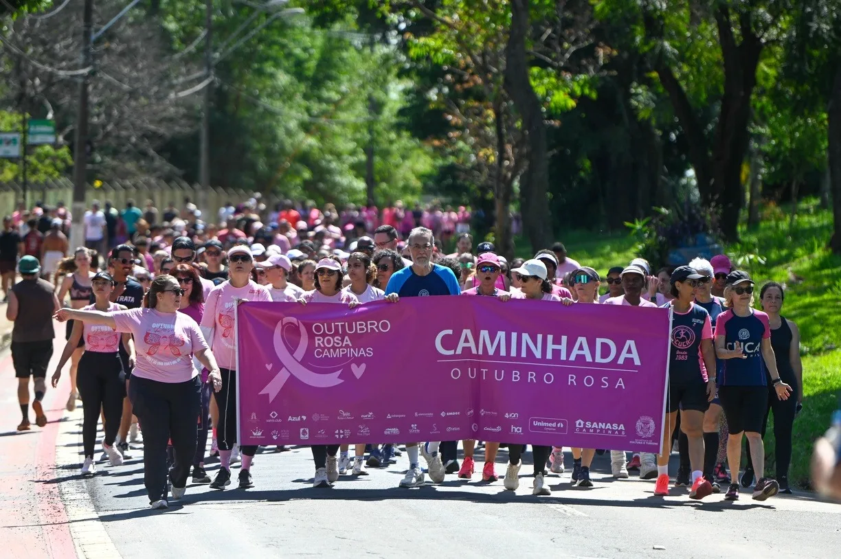 Crédito: Rogério Capela Campinas também participou, este ano, da Caminhada do Outubro Rosa, atividade tradicional realizada para chamar a atenção da sociedade para a campanha